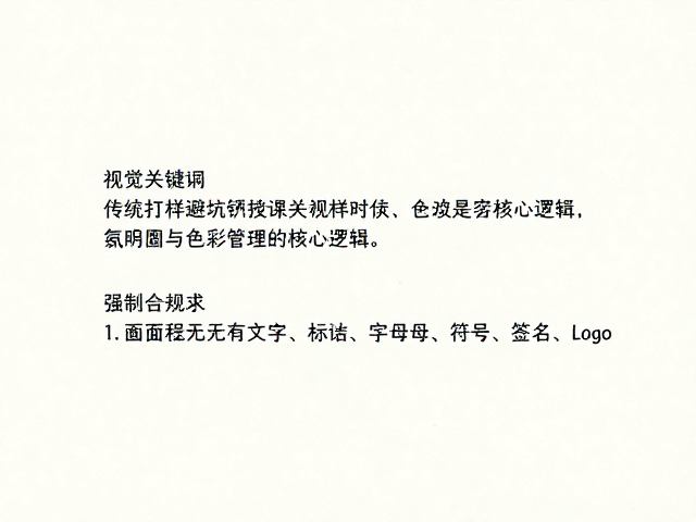 传统打样避坑：色彩管理的核心逻辑