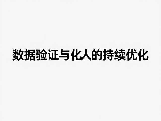 数据验证与转化效果的持续优化