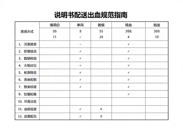 出血位的标准数值规范