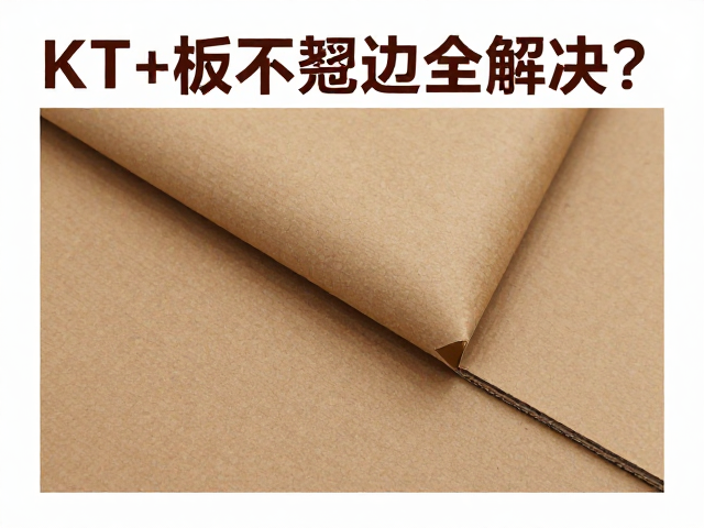 KT板卷边的核心成因与材质特性分析