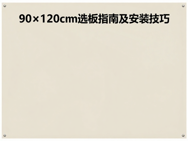 90×120cm展板的使用场景与选型逻辑
