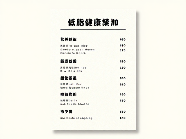低脂饮食的科学逻辑与营养均衡