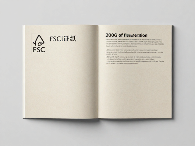 FSC认证纸在公益宣传画册中的核心价值体现