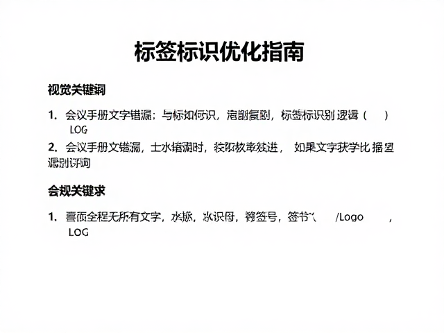 会议手册文字错漏的常见类型与识别逻辑