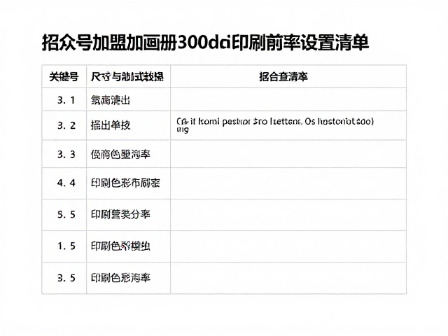 色彩模式转换与印刷前检查清单