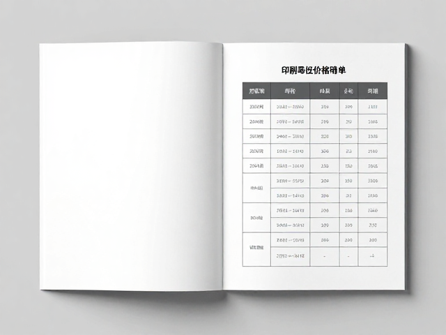 封面与内页分开计价的成本构成逻辑
