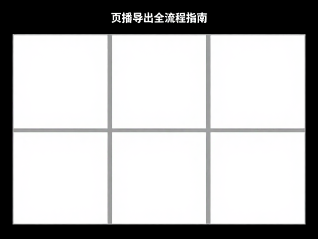页面顺序检查与导出流程