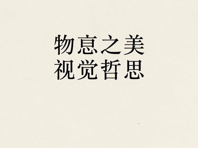 图文共生:物哀之美与视觉哲思