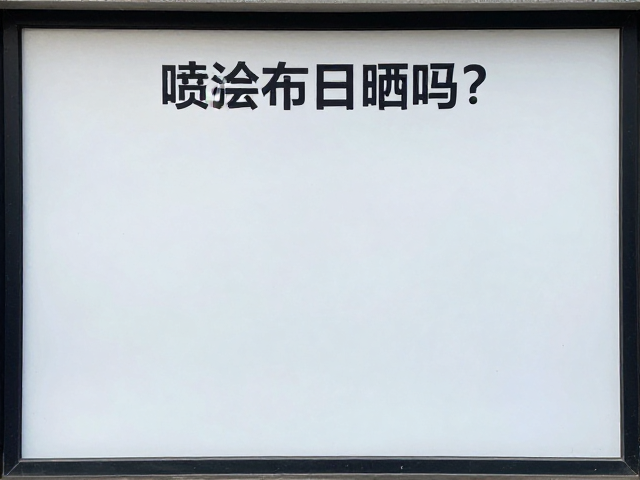 门头招贴选材指南：场景匹配与性能权衡