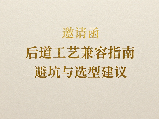 烫金与击凸工艺的选型策略