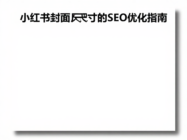 小红书封面尺寸的标准化适配逻辑