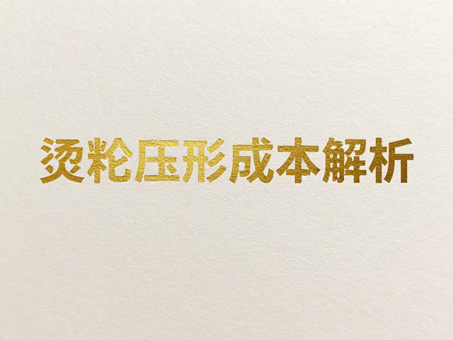 艺术纸哑粉与烫金压纹的底层成本逻辑