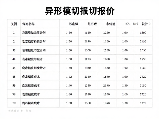 工艺组合与后处理对最终报价的叠加效应
