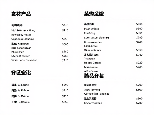 分区策略:以地理逻辑重构菜单阅读动线