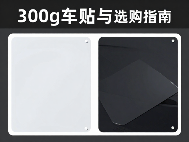 户外背胶喷绘布与300g车贴的核心材质差异