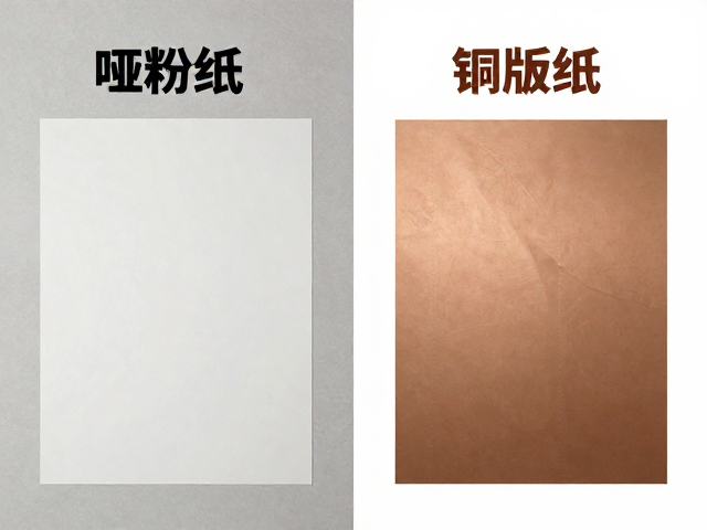 灰板裱糊工艺中哑粉纸与铜版纸的核心差异解析