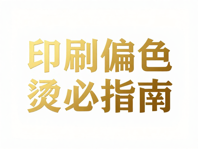 烫金烫银工艺中的出血设计规范