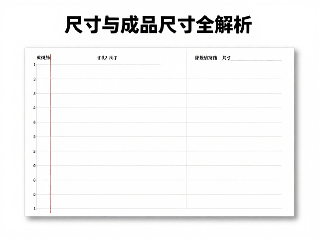 展板尺寸与成品尺寸的计算逻辑