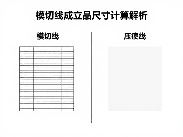 模切线与压痕线的核心功能差异
