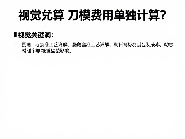圆角工艺对材料利用率与视觉呈现的影响