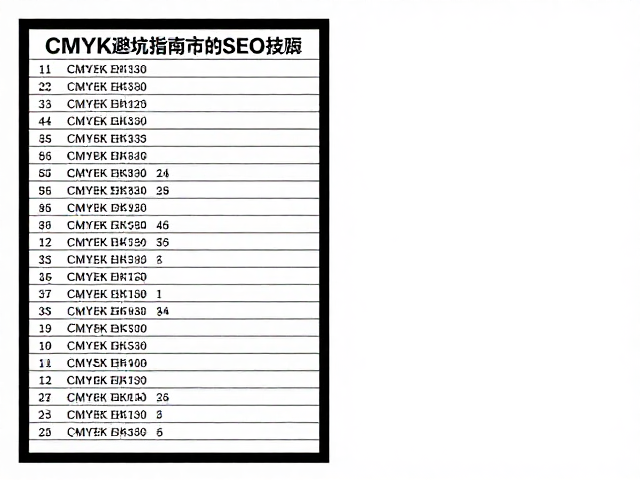 CMYK深黑铺底检查页码顺序