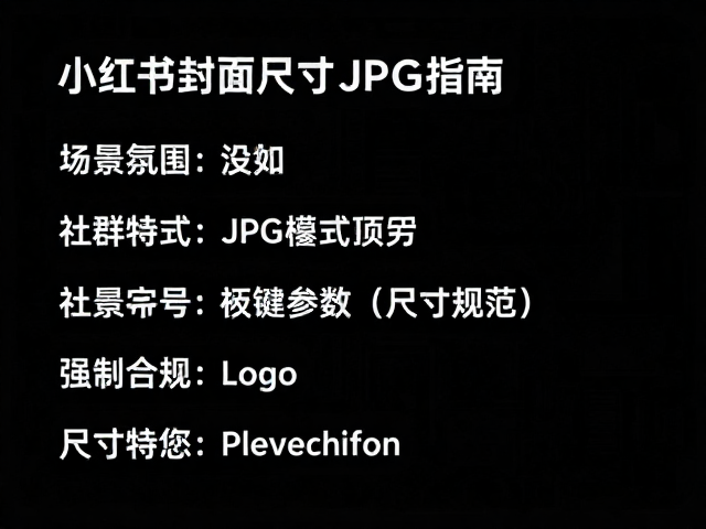 设置高清封面的关键参数与尺寸规范