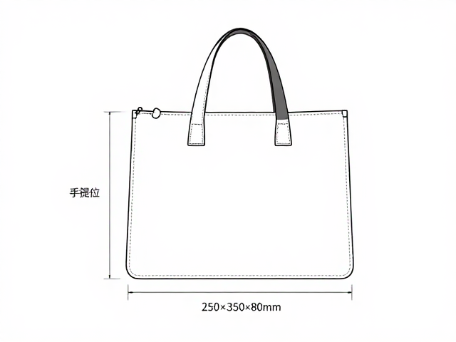 250&times;350&times;80mm手提袋结构解析与出血位设定