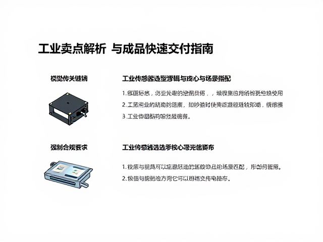 工业传感器选型的核心逻辑与场景匹配
