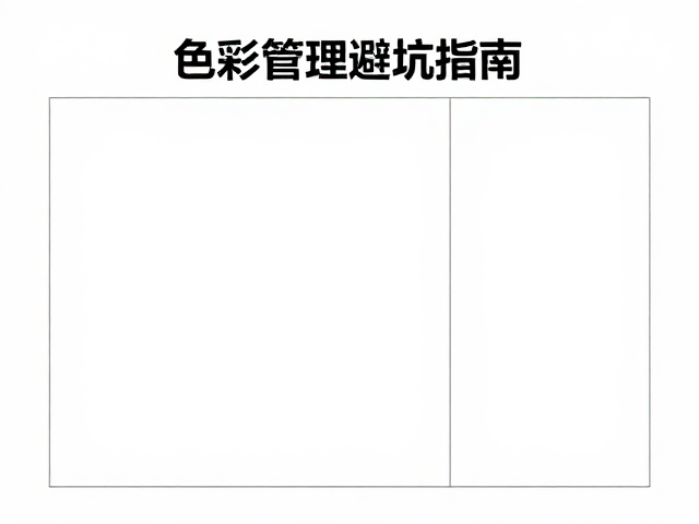 色彩管理避坑指南：从屏幕到印张的数值对齐