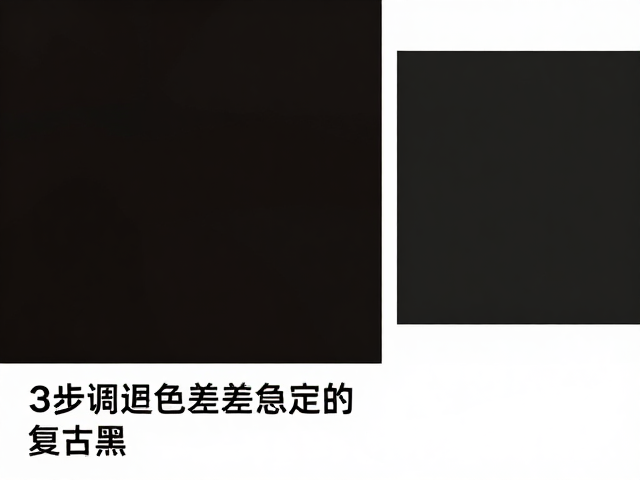 引入微调色温:通过邻近色叠加营造复古氛围