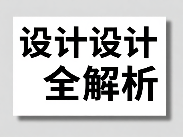 字体设计对视觉色彩传达的影响与解析