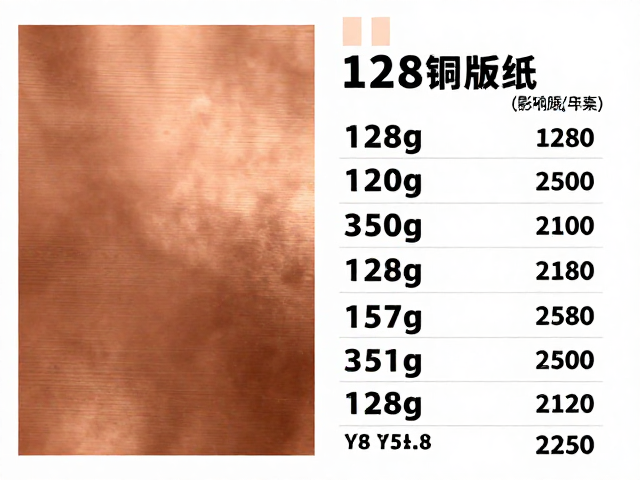 128g铜版纸海报印刷价格的市场基准与影响因素
