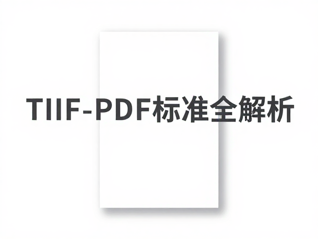 TIFF格式在印刷级PDF输出中的技术优势