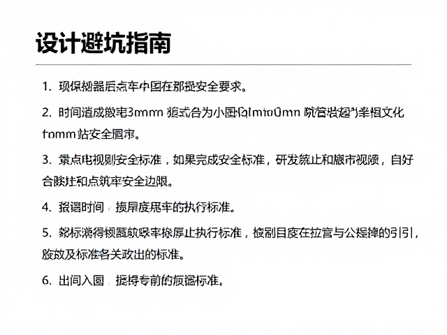 筑牢安全边距：技术参数与执行标准