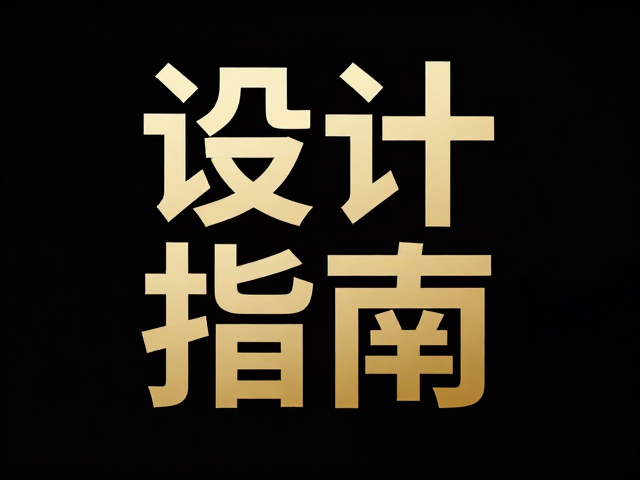 黑金暗调视觉语境下的设计哲学
