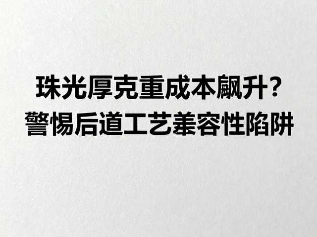 技术参数与工艺匹配的实证分析