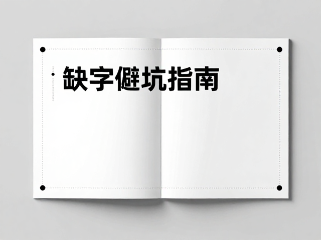 缺字体陷阱：排版错位的隐性危机