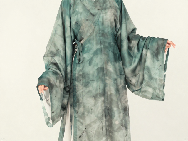 服饰肌理，再现水墨晕染质感