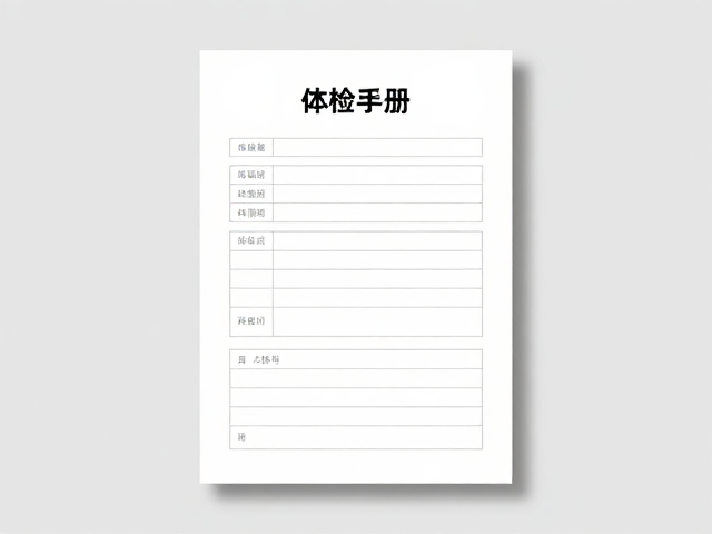 信息层级:体检手册的版式逻辑