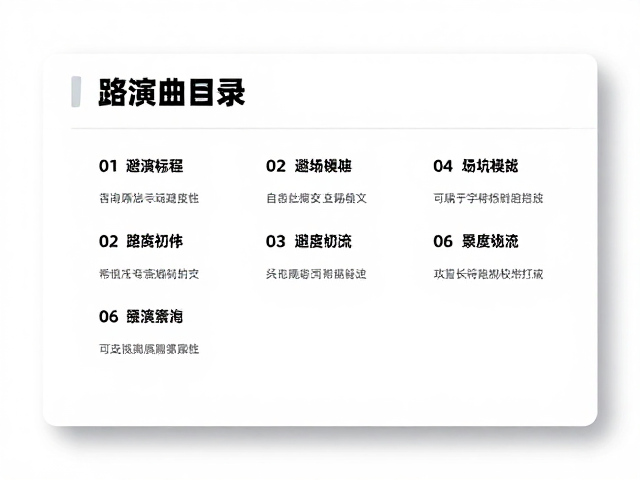 关键模块的标准化呈现与信息密度控制