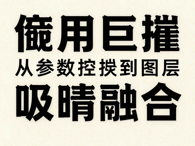 技术实现:从参数控制到图层融合