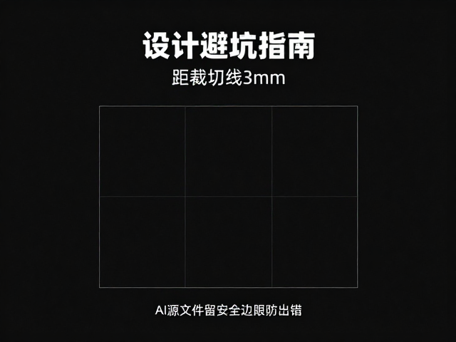 AI源文件中的图层管理与边距规范