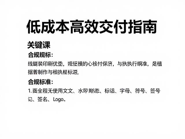 质检环节的核心控制点与执行标准