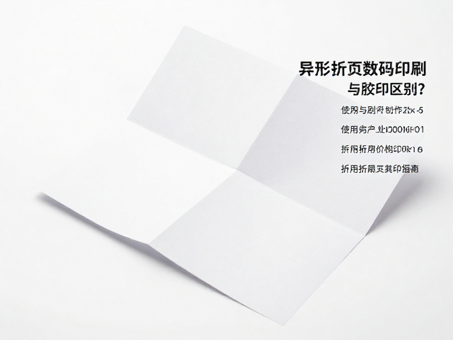 异形折页制作的操作流程指南