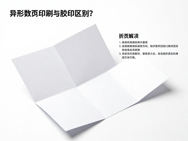 异形折页数码印刷与胶印的核心差异解析