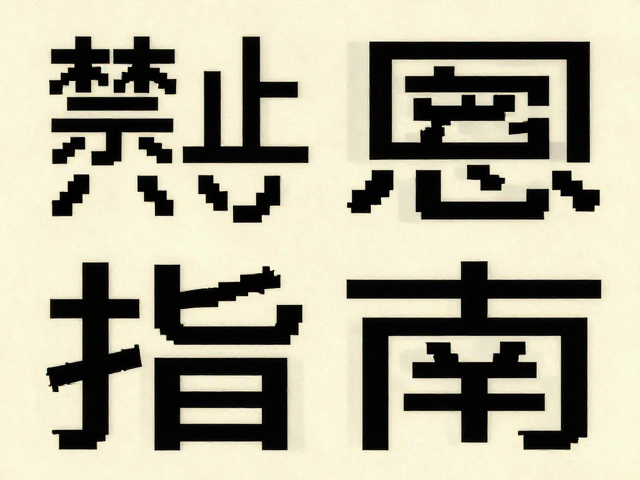 像素字体的美学特征与构建逻辑
