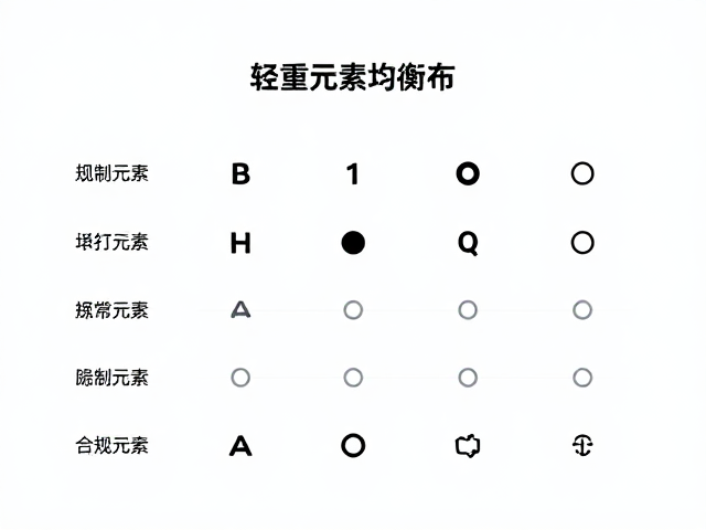 对齐美学:隐性秩序消除视觉噪点