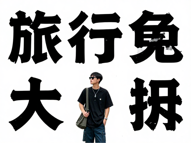 旅行记录海报怎么拍?人像美化,黑体排版,一键生成高流量大片
