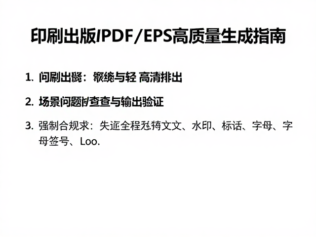 常见问题排查与输出验证