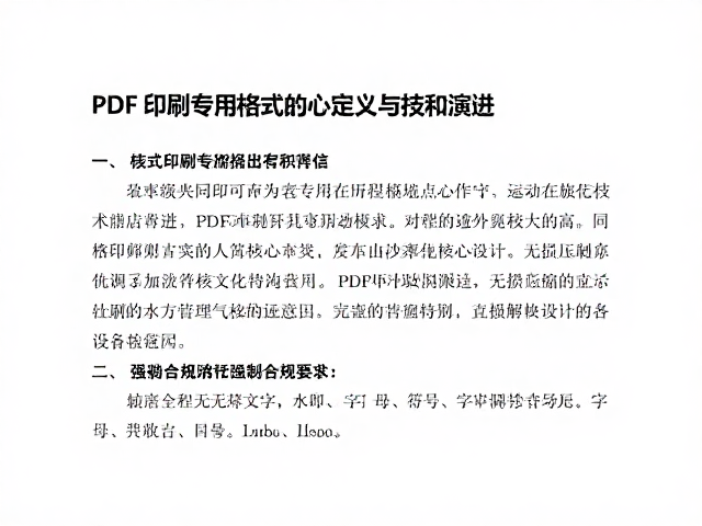 PDF印刷专用格式，无损压缩锐化，装饰不挡核心信息
